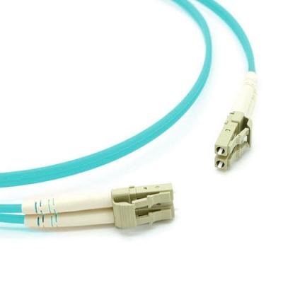 25m Fibre Patch Leads LC-LC OM4s- Aqua